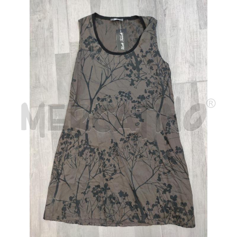 VESTITO DONNA CREA CONCEPT VERDONE NERO FIORI  | Mercatino dell'Usato Settimo torinese 1
