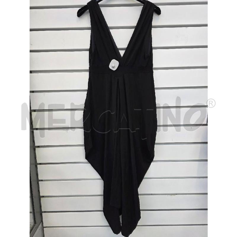 VESTITO DONNA DANIELA DEL CIMA NERO SCOLLO V | Mercatino dell'Usato Settimo torinese 3