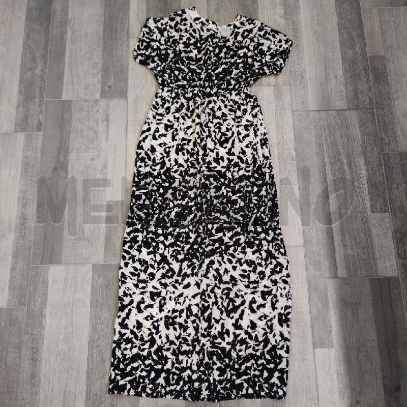 VESTITO DONNA DEBY DEBO M/M BIANCO STAMPA NERO | Mercatino dell'Usato Settimo torinese 2