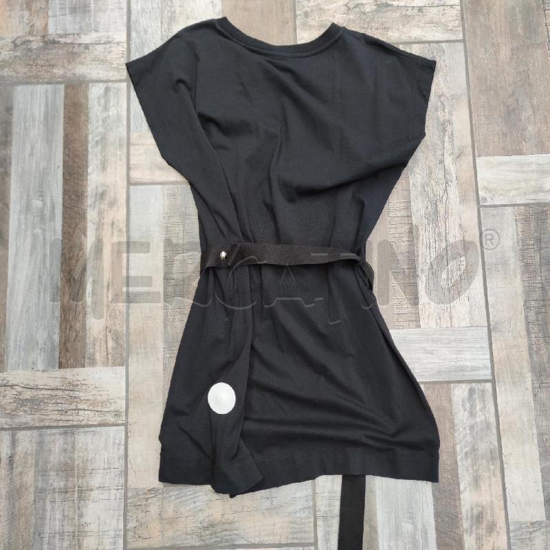 VESTITO DONNA DIESEL NERO LOGO FUCSIA  | Mercatino dell'Usato Settimo torinese 2