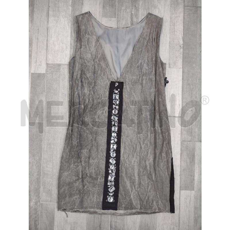 VESTITO DONNA DONDUP GRIGIO PARTE ZIRCONI | Mercatino dell'Usato Settimo torinese 2