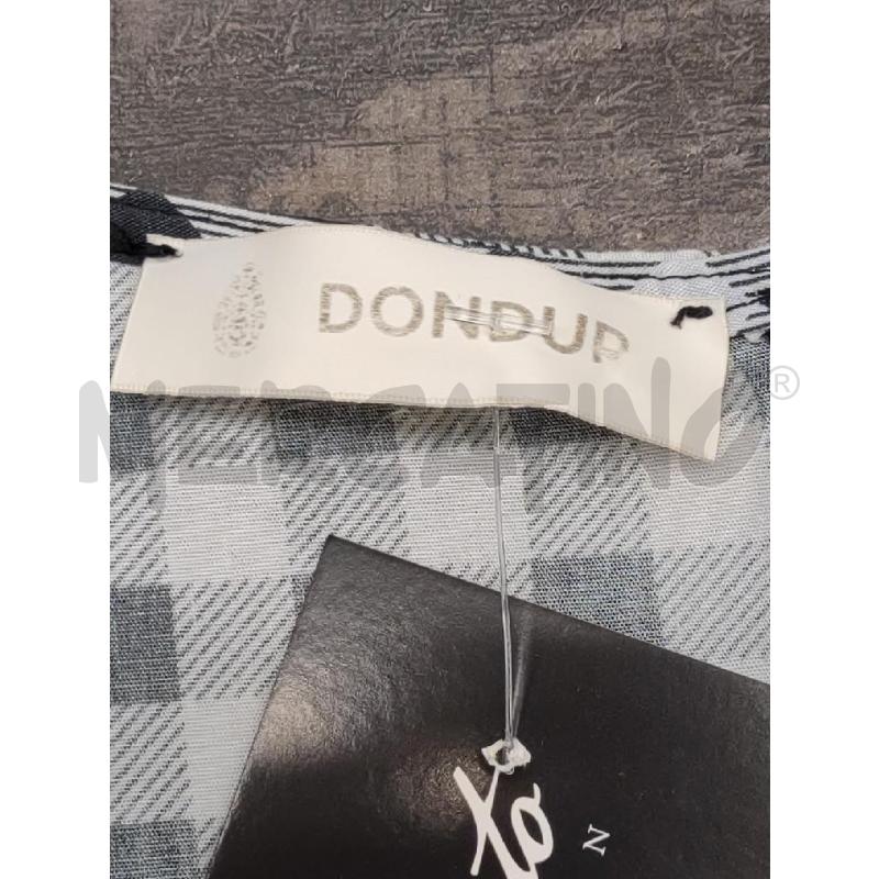 VESTITO DONNA DONDUP QUADRETT GRIGIO NERO  | Mercatino dell'Usato Settimo torinese 3