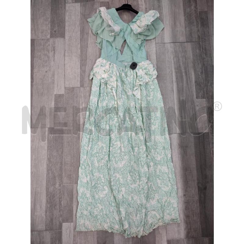 VESTITO DONNA ELISABETTA FRANCHI VERDE MENTA BIANCO | Mercatino dell'Usato Settimo torinese 4
