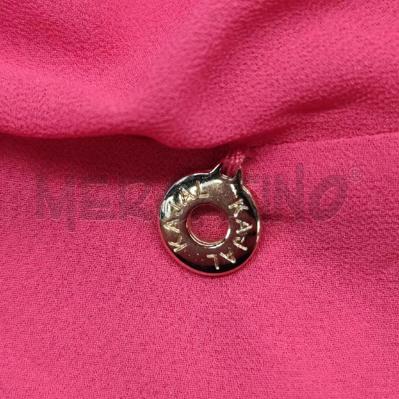 VESTITO DONNA FUCSIA KAJAL LUNGO MONOSPALLA  | Mercatino dell'Usato Settimo torinese 4