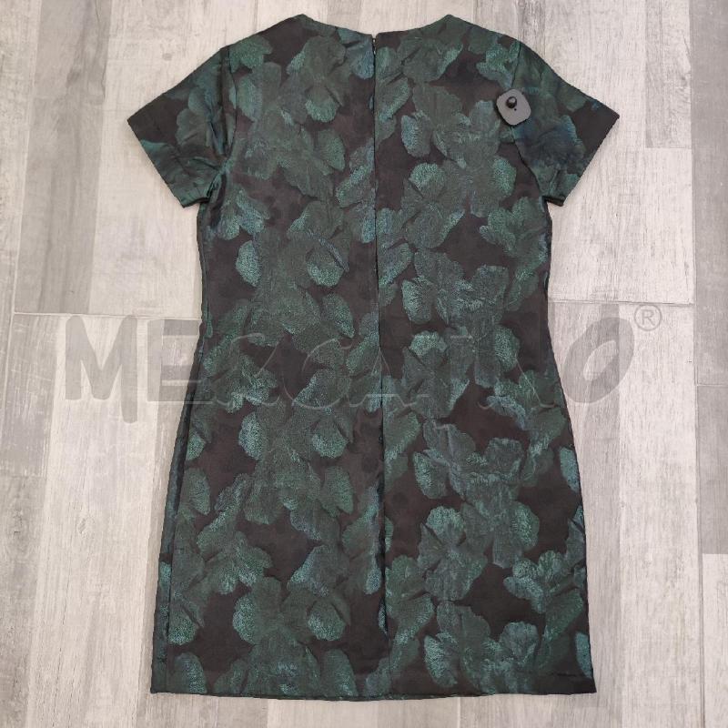 VESTITO DONNA GAUDI' NERO FIORI VERDI M/M | Mercatino dell'Usato Settimo torinese 2