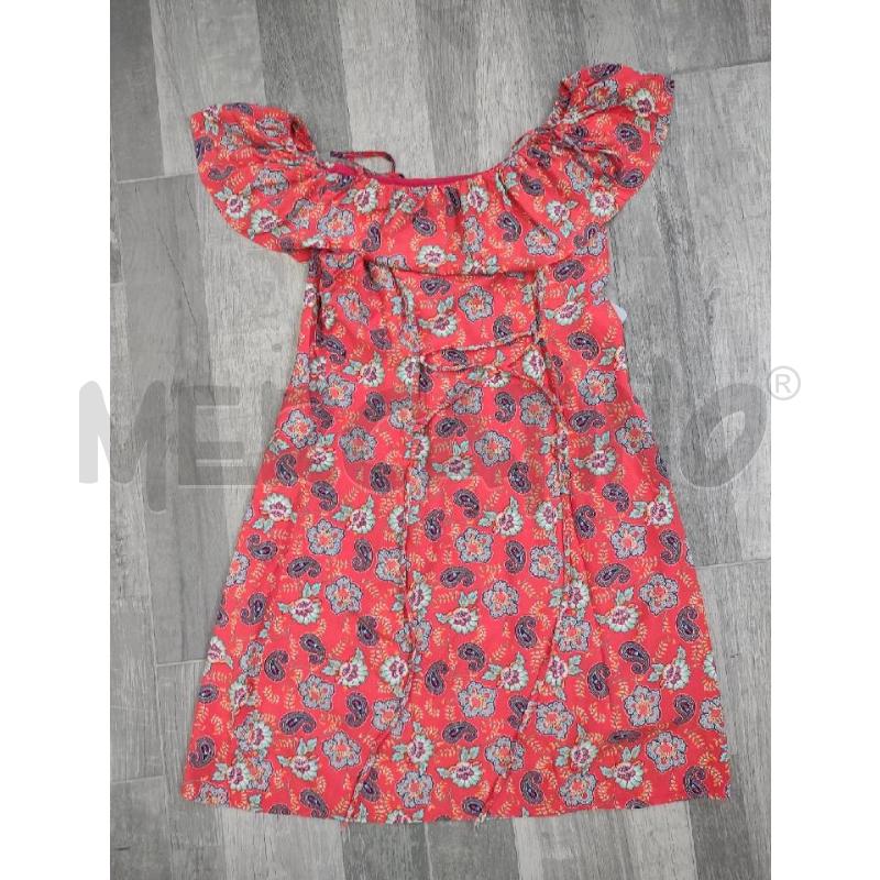 VESTITO DONNA GAUDI' ROSSO PAISLEY BLU | Mercatino dell'Usato Settimo torinese 2