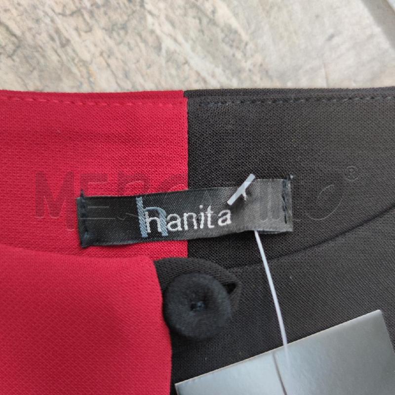 VESTITO DONNA HANITA NERO ROSSO  | Mercatino dell'Usato Settimo torinese 3