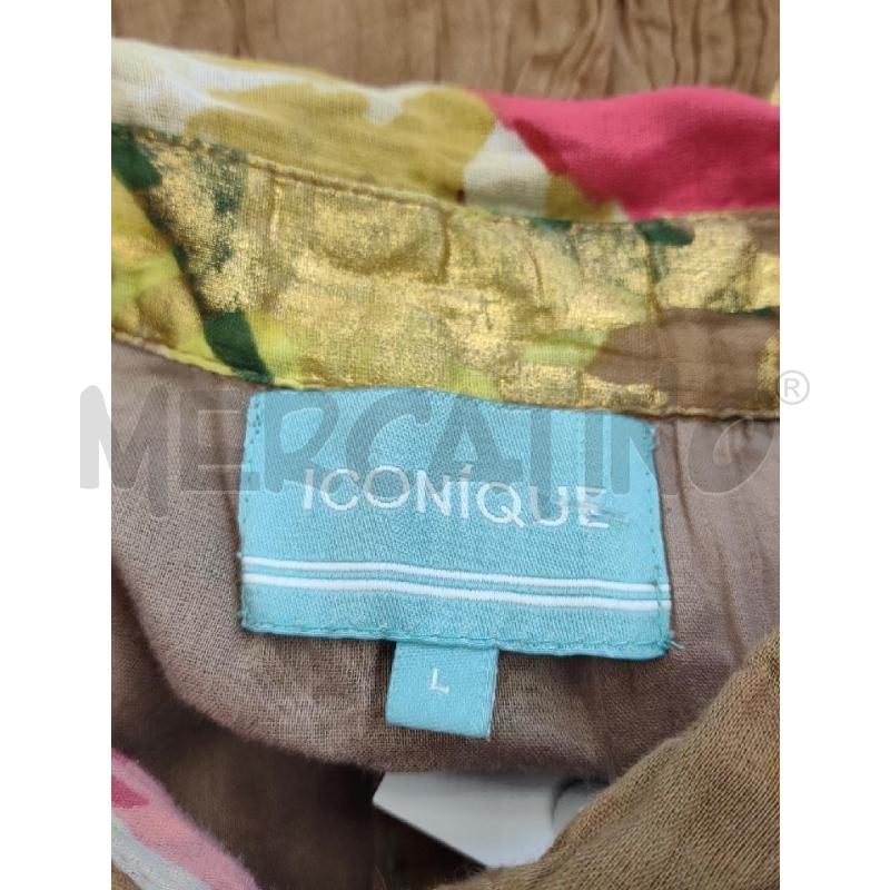 VESTITO DONNA ICONIQUE STAMPA FIORI PARTI ORO | Mercatino dell'Usato Settimo torinese 3