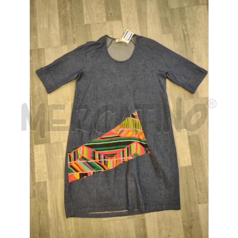 VESTITO DONNA JEANS PARTE COLORATA MY DAY  | Mercatino dell'Usato Settimo torinese 1