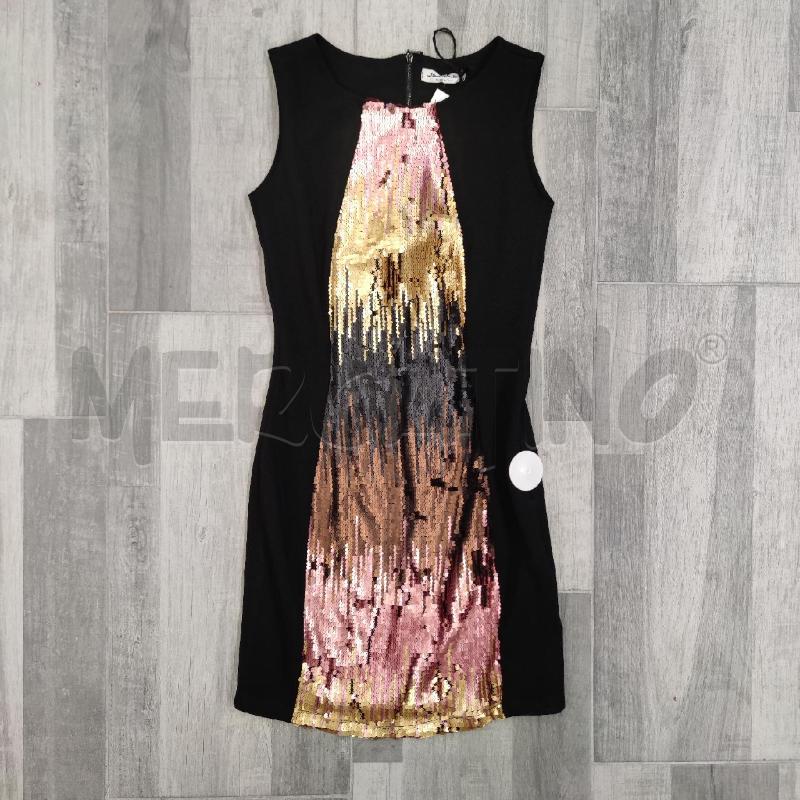VESTITO DONNA JE NE NERO PAILLETTES NUOVO | Mercatino dell'Usato Settimo torinese 1
