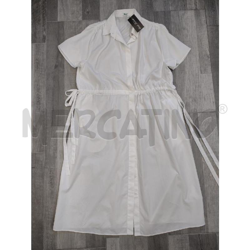 VESTITO DONNA KENZO BIANCO BOTTONCINI LACCETTI LATERALI | Mercatino dell'Usato Settimo torinese 1