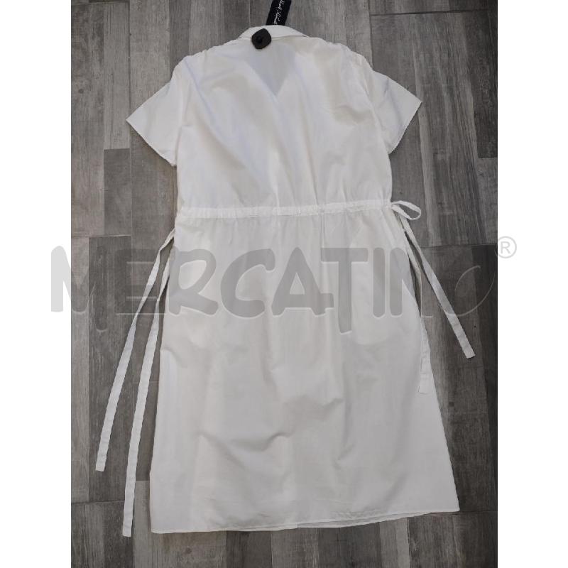 VESTITO DONNA KENZO BIANCO BOTTONCINI LACCETTI LATERALI | Mercatino dell'Usato Settimo torinese 2