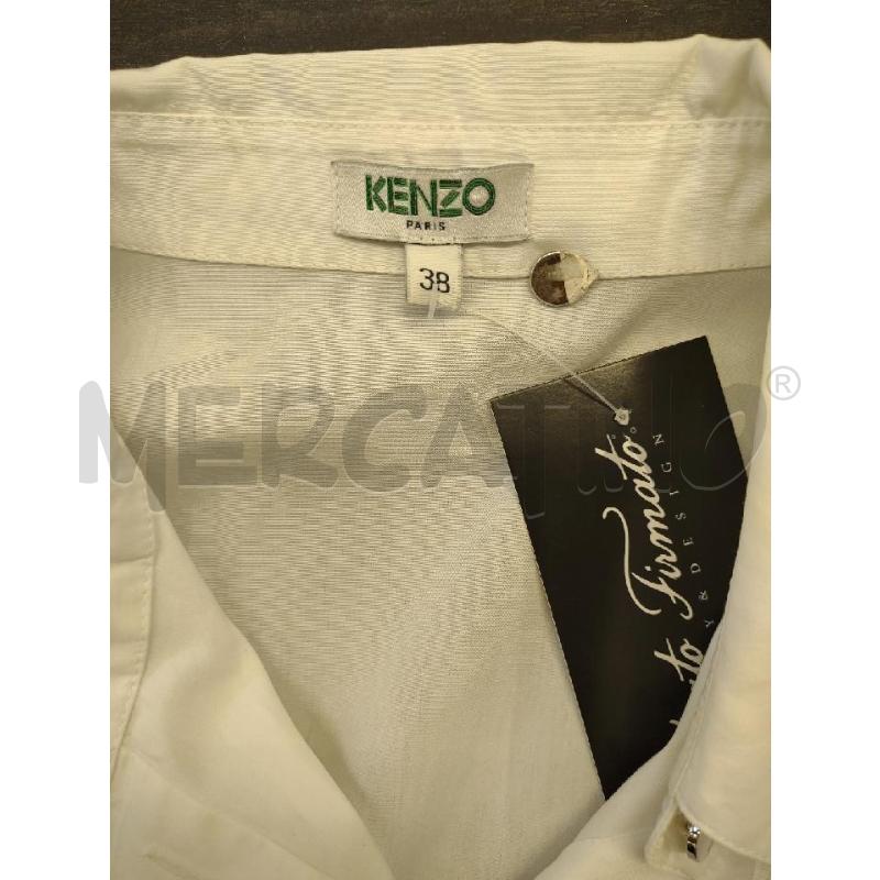 VESTITO DONNA KENZO BIANCO BOTTONCINI LACCETTI LATERALI | Mercatino dell'Usato Settimo torinese 3