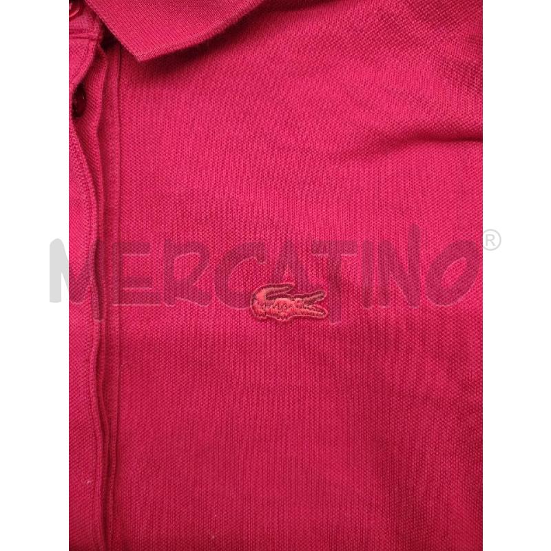 VESTITO DONNA LACOSTE ROSSO POLO  | Mercatino dell'Usato Settimo torinese 3