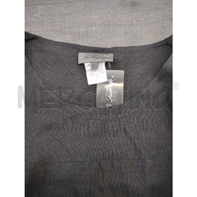 VESTITO DONNA LES COPAINS NERO LUNGO LINO  | Mercatino dell'Usato Settimo torinese 3