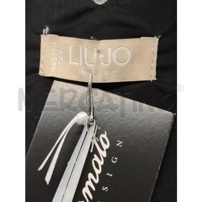 VESTITO DONNA LIU JO NERO FIOCCHETTI SPALLE | Mercatino dell'Usato Settimo torinese 3