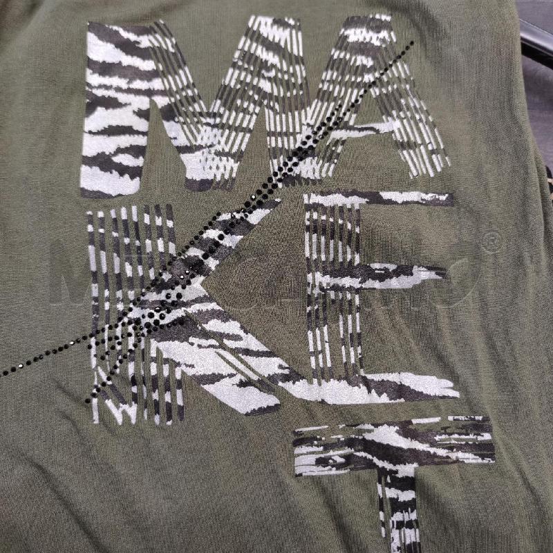 VESTITO DONNA LUNGO MET VERDONE LOGO ZEBRATO | Mercatino dell'Usato Settimo torinese 3