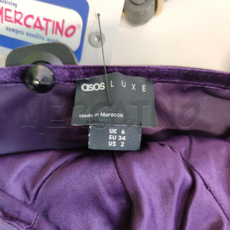 VESTITO DONNA LUXE VIOLA VELL TOP ARRICCIATO | Mercatino dell'Usato Settimo torinese 3