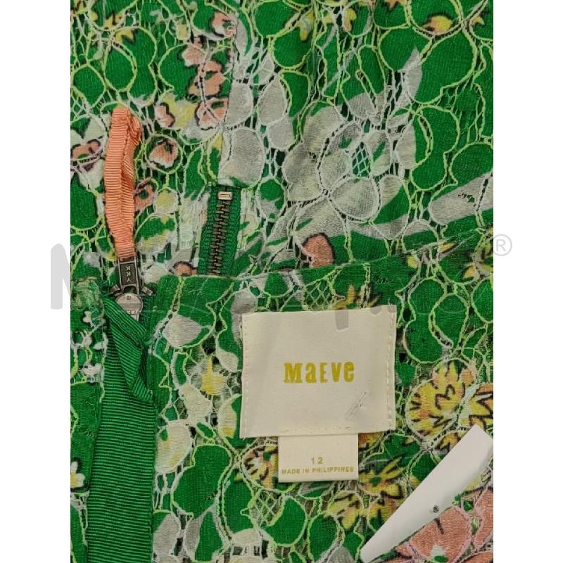 VESTITO DONNA MAEVE VERDE PIZZO PAILLETTES FUCSIA | Mercatino dell'Usato Settimo torinese 3