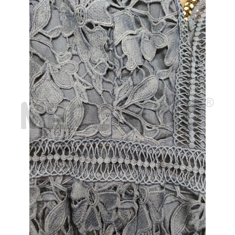 VESTITO DONNA MALINA BLU RICMAATO ZIP DORATA | Mercatino dell'Usato Settimo torinese 4