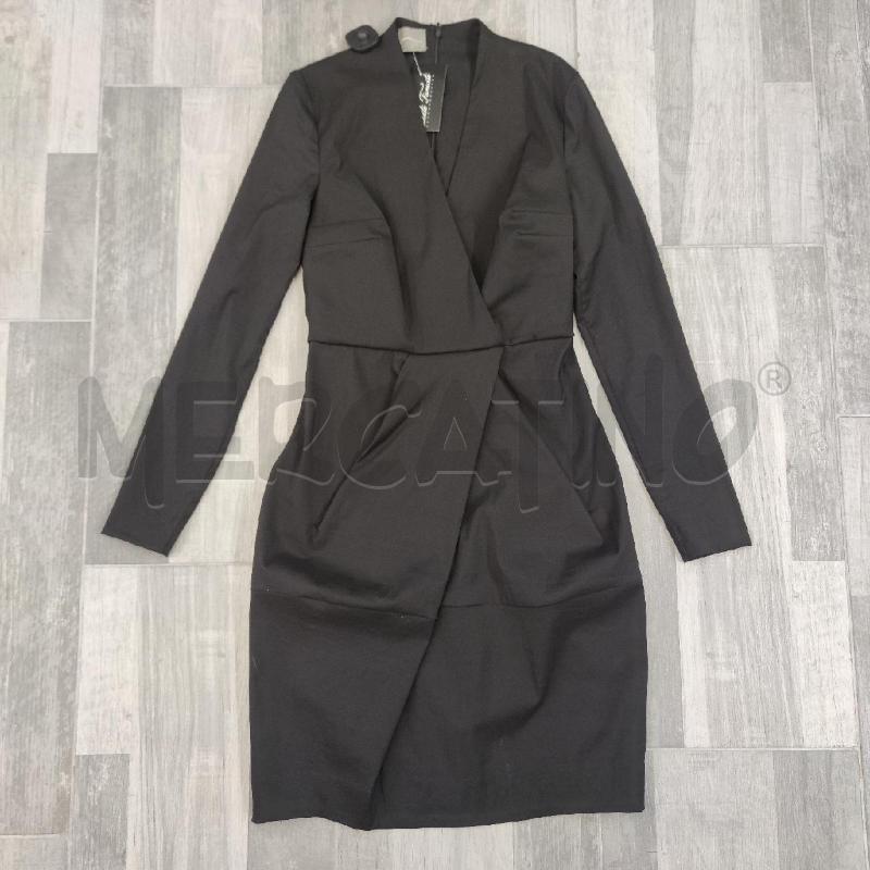 VESTITO DONNA MALLONI NERO MISTO LANA  | Mercatino dell'Usato Settimo torinese 1