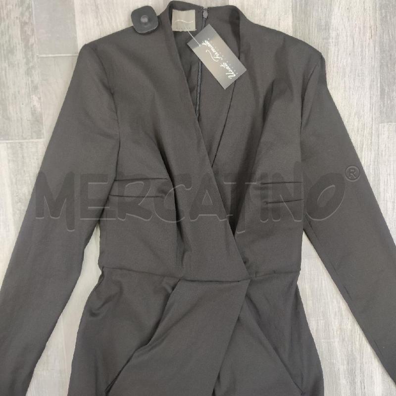 VESTITO DONNA MALLONI NERO MISTO LANA  | Mercatino dell'Usato Settimo torinese 3