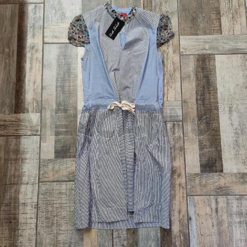 VESTITO DONNA MANILA GRACE DENIM AZZURRO RIGHINE M/M | Mercatino dell'Usato Settimo torinese 1