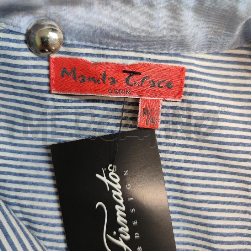 VESTITO DONNA MANILA GRACE DENIM AZZURRO RIGHINE M/M | Mercatino dell'Usato Settimo torinese 3
