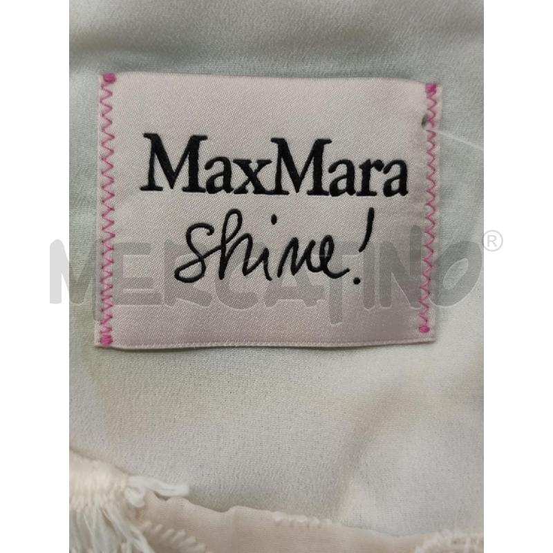 VESTITO DONNA MAXMARA FIORI RILIEVO BALZA BLU  | Mercatino dell'Usato Settimo torinese 4