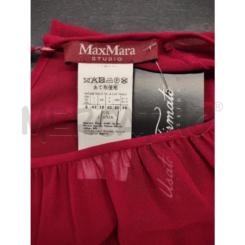 VESTITO DONNA MAXMARA STUDIO ROSSO LEGGERO | Mercatino dell'Usato Settimo torinese 3