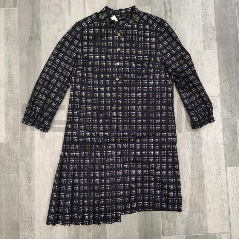 VESTITO DONNA MAX&CO BLU PLISSE' QUADRETT | Mercatino dell'Usato Settimo torinese 1