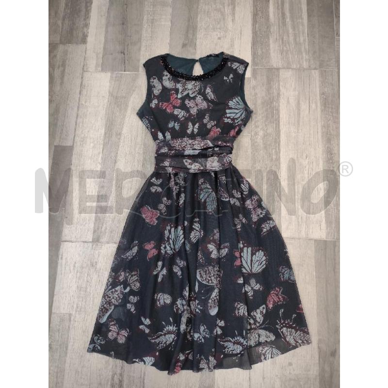 VESTITO DONNA MAX&CO VERDE SCURO FARFALLE | Mercatino dell'Usato Settimo torinese 1