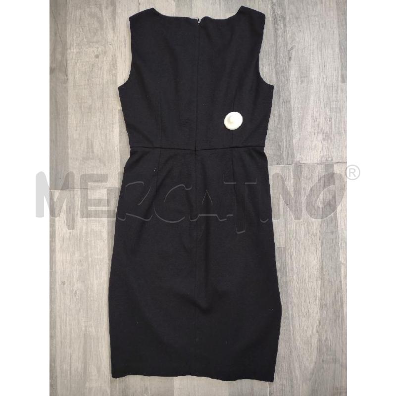 VESTITO DONNA MAX MARA NERO RIGHE BIANCHE COTONE | Mercatino dell'Usato Settimo torinese 2