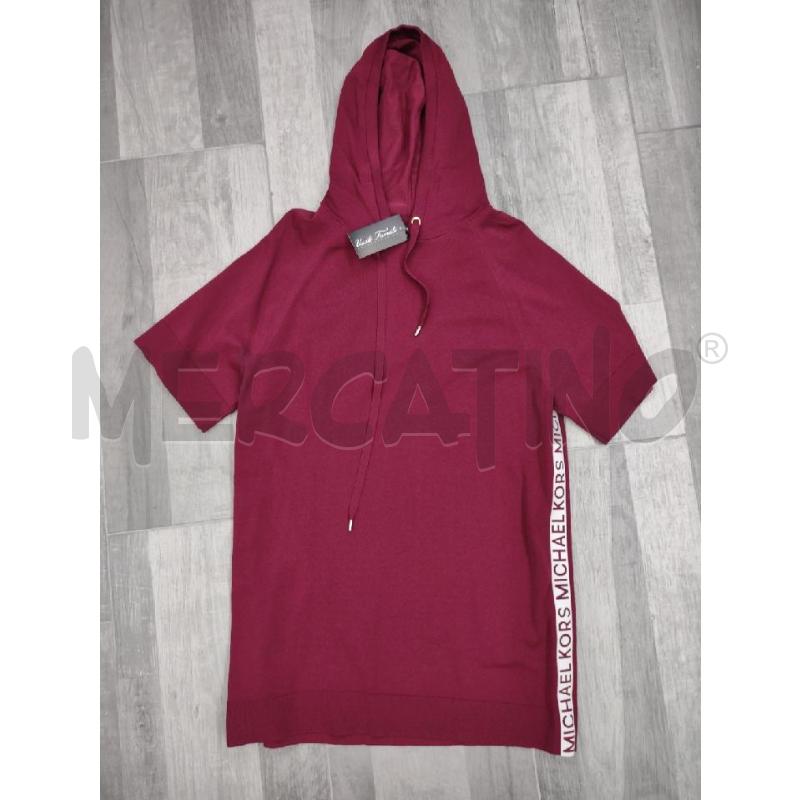 VESTITO DONNA MICHAEL KORS BORDEAUX SCRITTE | Mercatino dell'Usato Settimo torinese 1