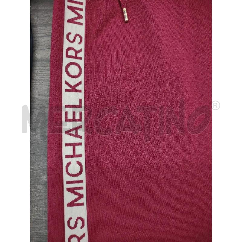 VESTITO DONNA MICHAEL KORS BORDEAUX SCRITTE | Mercatino dell'Usato Settimo torinese 3