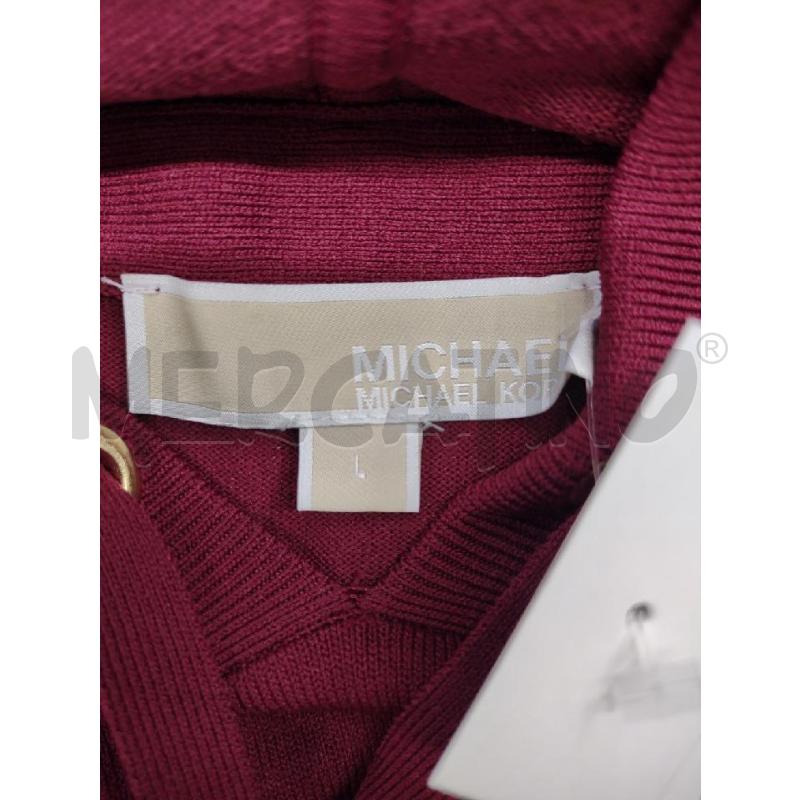 VESTITO DONNA MICHAEL KORS BORDEAUX SCRITTE | Mercatino dell'Usato Settimo torinese 4