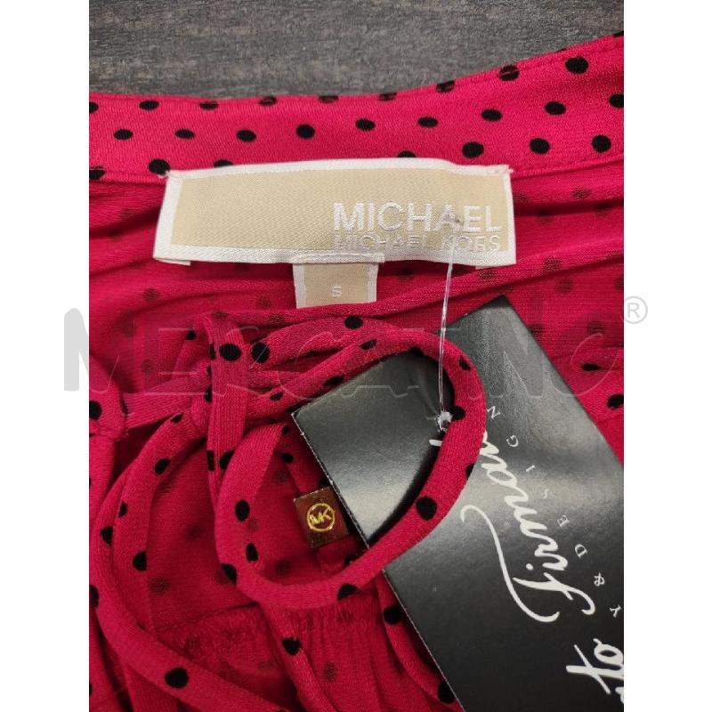 VESTITO DONNA MICHAEL KORS ROSSO POIS NERI  | Mercatino dell'Usato Settimo torinese 4