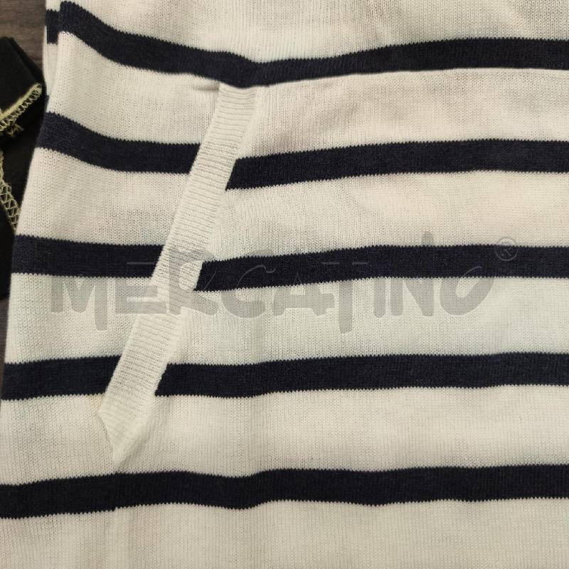 VESTITO DONNA MOSCHINO CHEAP AND CHIC BIANCO RIGHE BLU | Mercatino dell'Usato Settimo torinese 4