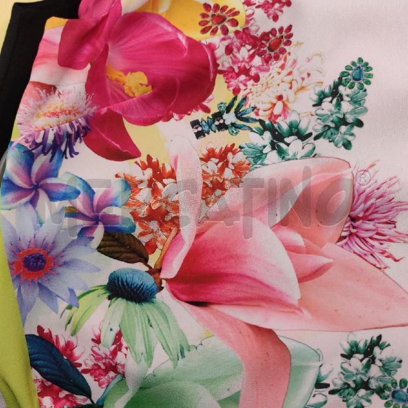 VESTITO DONNA NENETTE FUCSIA LIME FIORI | Mercatino dell'Usato Settimo torinese 4