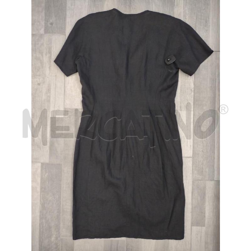 VESTITO DONNA NERO LINO MAXMARA DOPPIOPETTO  | Mercatino dell'Usato Settimo torinese 2