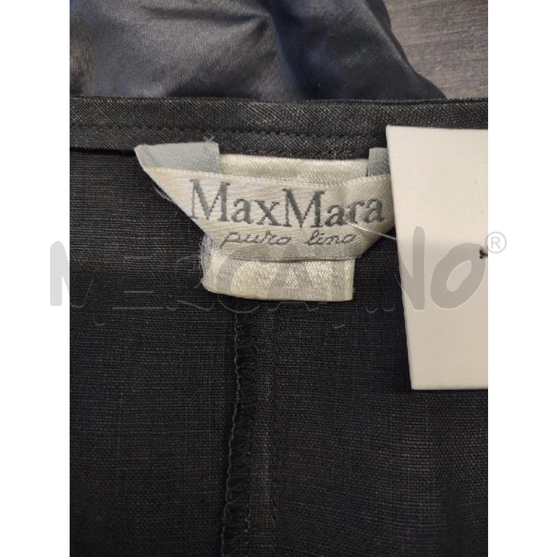 VESTITO DONNA NERO LINO MAXMARA DOPPIOPETTO  | Mercatino dell'Usato Settimo torinese 3