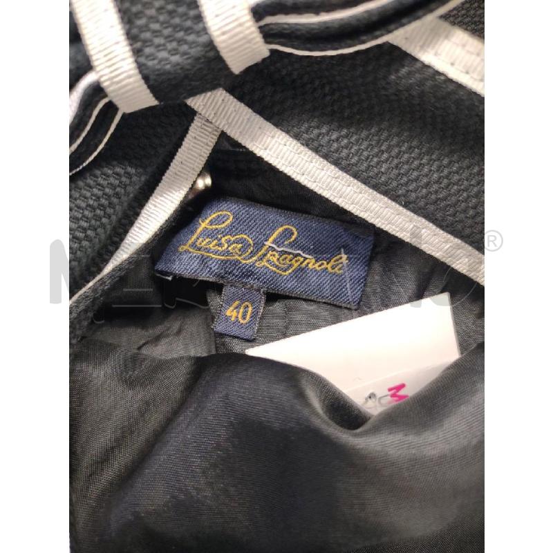 VESTITO DONNA NERO LUISA SPAGNOLI PROFILI BIANCHI  | Mercatino dell'Usato Settimo torinese 3