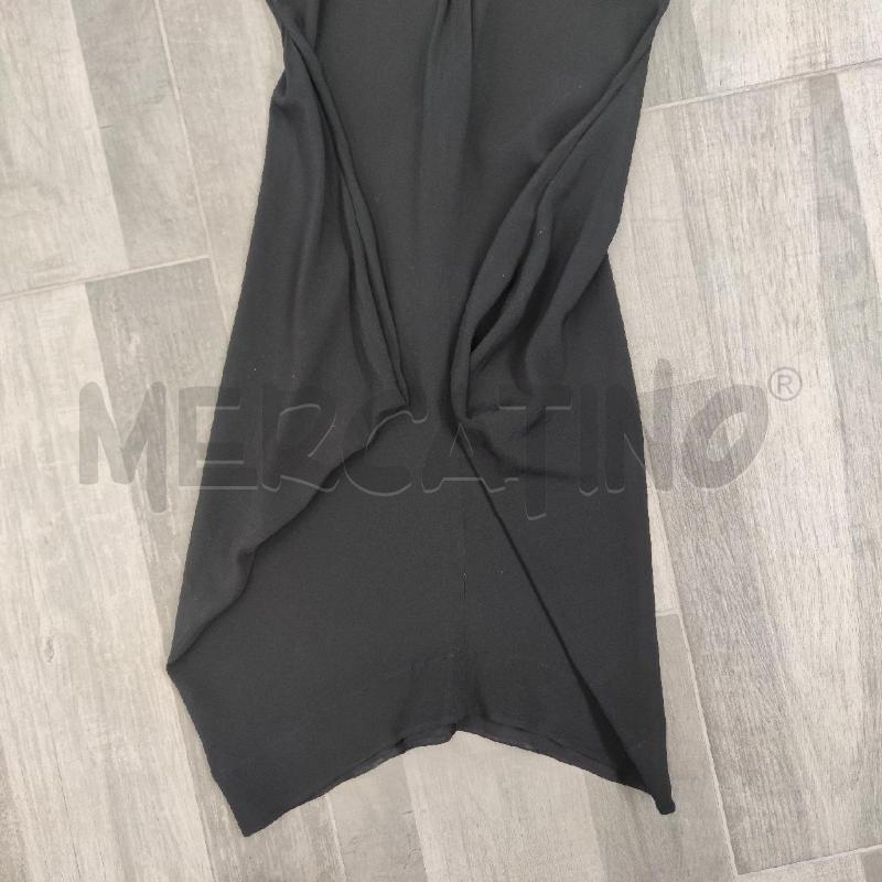 VESTITO DONNA NERO MISTO SETA SMANIC | Mercatino dell'Usato Settimo torinese 3