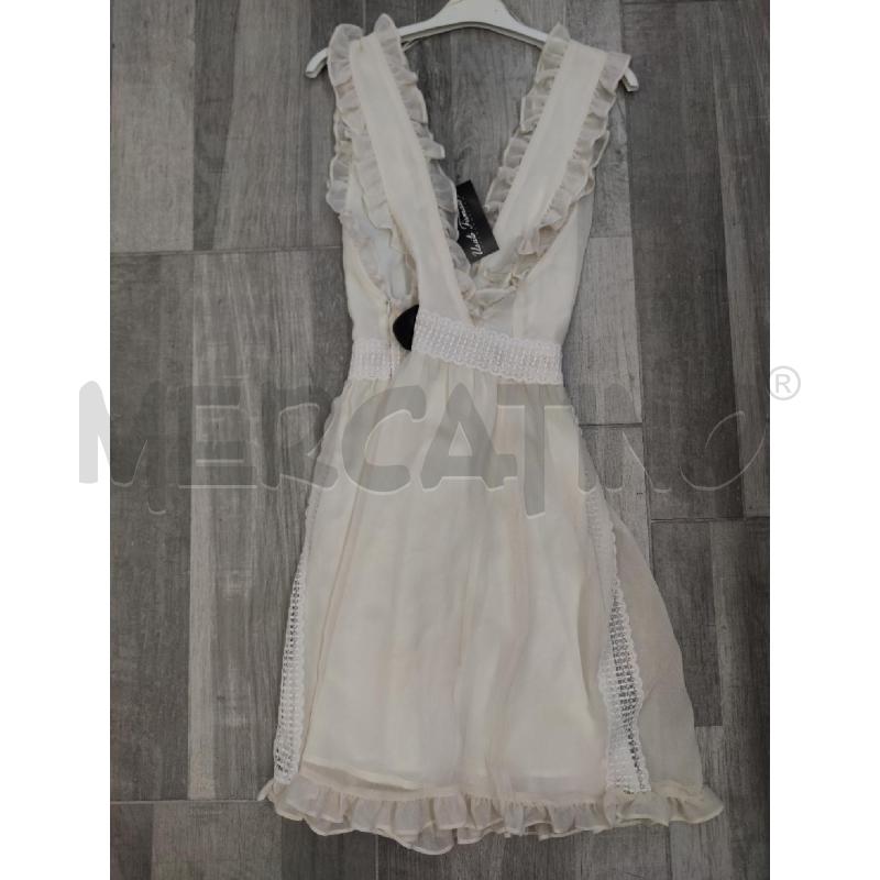 VESTITO DONNA PANNA PIZZO CLAUDIE PIERLOT ROUGE  | Mercatino dell'Usato Settimo torinese 2