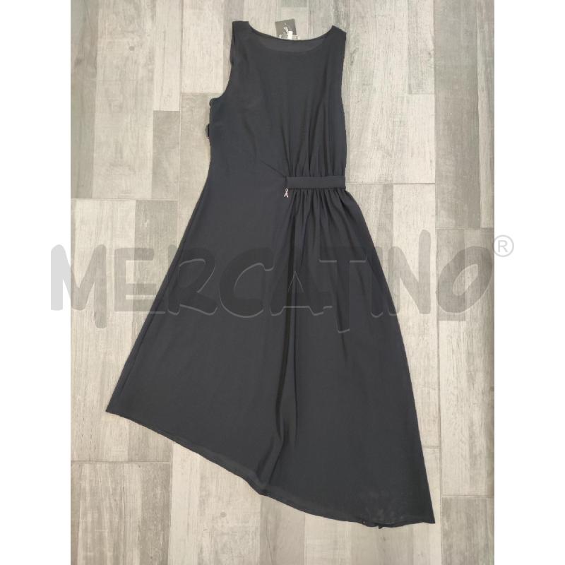VESTITO DONNA PATRIA PEPE NERO PARTE LATERALE ARRICCIATA | Mercatino dell'Usato Settimo torinese 1