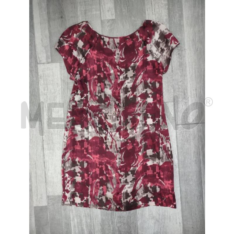 VESTITO DONNA PENNYBLACK ROSSO BEIGE SETA | Mercatino dell'Usato Settimo torinese 2