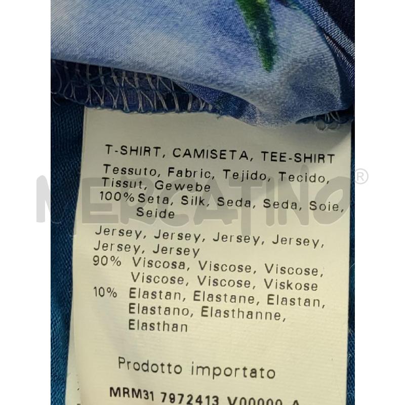 VESTITO DONNA PERSONA MISTO SETA AZZURRO | Mercatino dell'Usato Settimo torinese 5