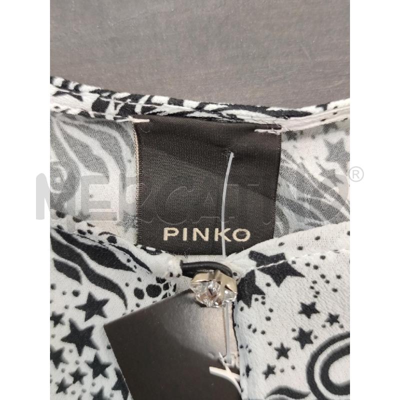 VESTITO DONNA PINKO BIANCO NERO STELLE CUORI | Mercatino dell'Usato Settimo torinese 5