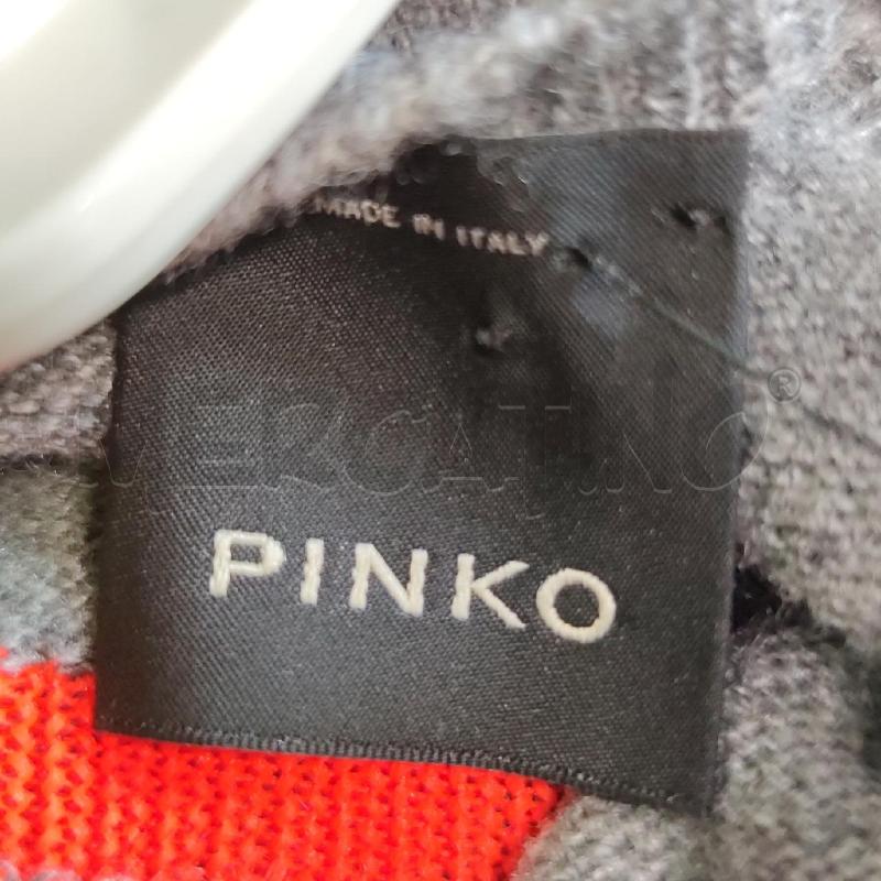 VESTITO DONNA PINKO GRIGIA RIGHE ARANCIO  | Mercatino dell'Usato Settimo torinese 3