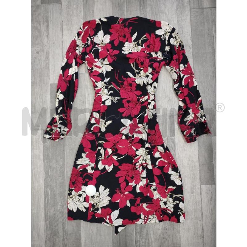 VESTITO DONNA PINKO NERO FIORI ROSSI PANNA | Mercatino dell'Usato Settimo torinese 2